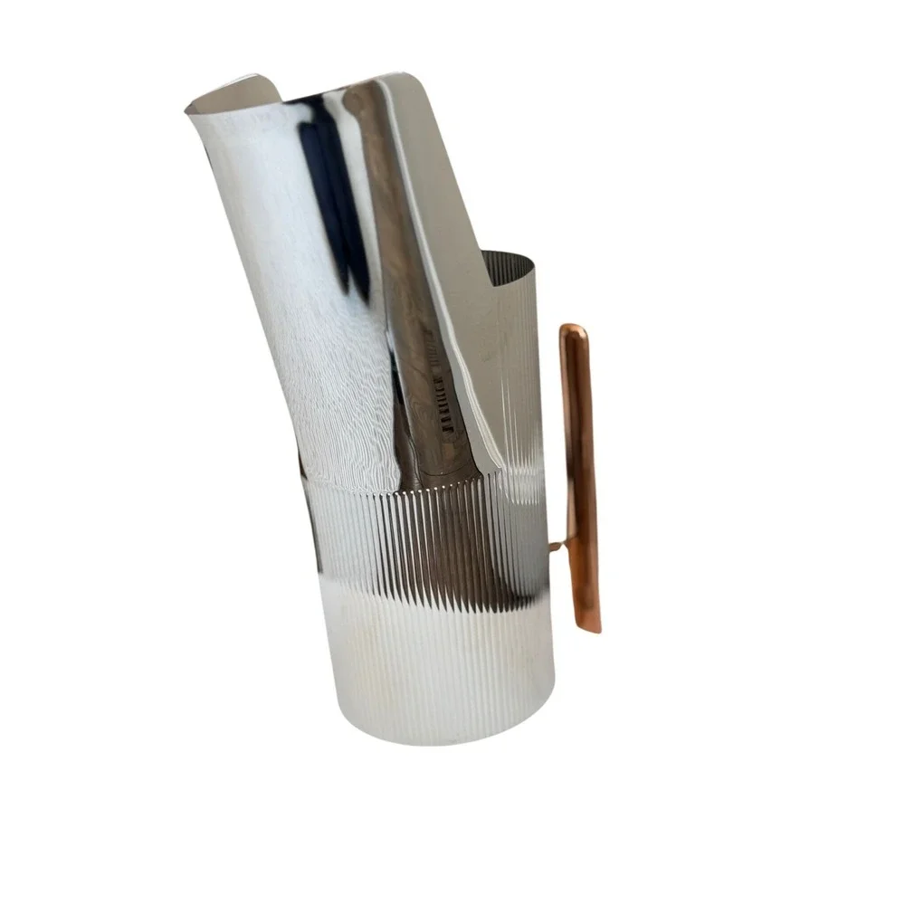 Georg Jensen Urkiola Pitcher - Rose Gold &‎ Silver Modernist Danish Design.